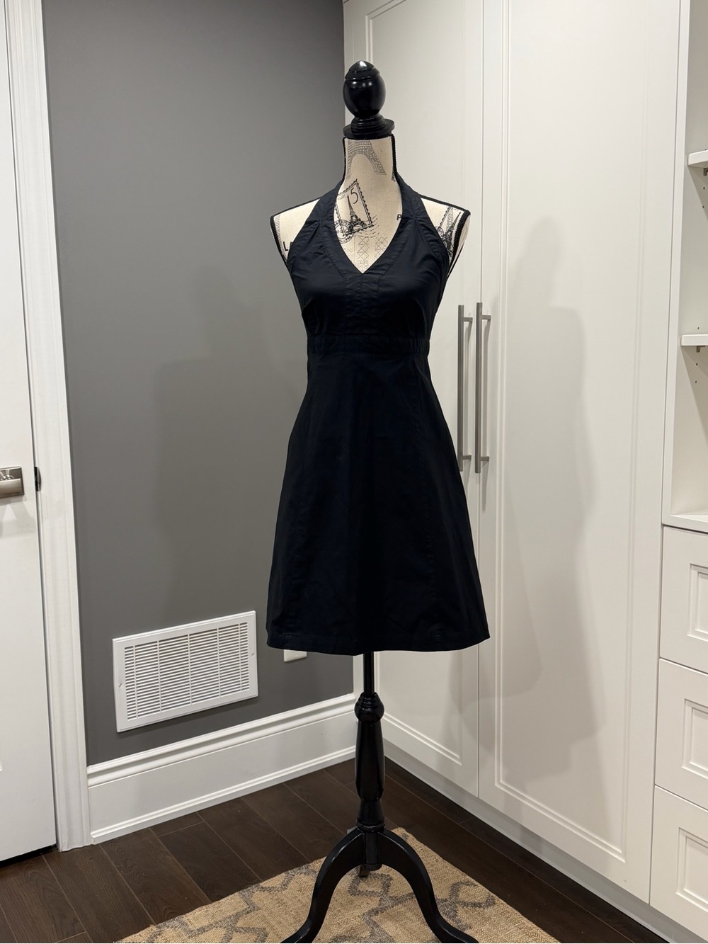 Vintage, Y2K, GAP Black Halter Mini Dress